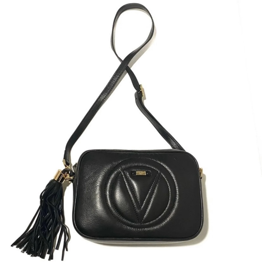 Valentino by Mario Valentino Mia Logo Leather Crossbody Bag